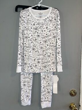 NWT Caden lane color me dinosaur bamboo pajamas